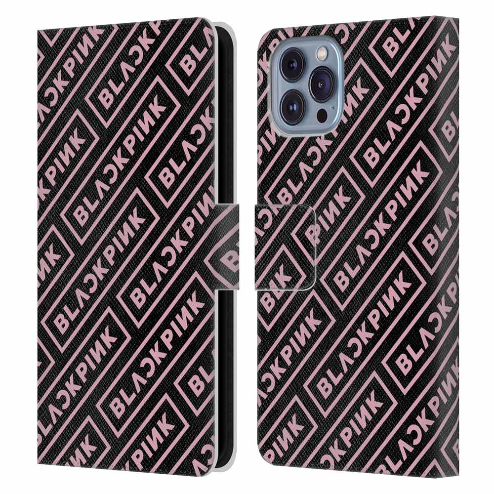 BLACKPINK ブラックピンク (2026年 1月 来日 ) - The Album / Logo Pattern レザー手帳型 / Apple iPhoneケース - PGS